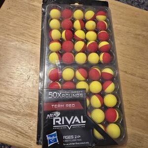 Nerf Rival Two-Tone Red & Yellow High-Impact Rounds (50 Pack)